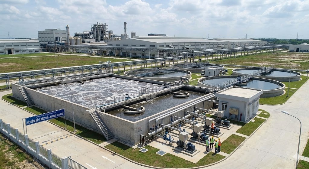 Hệ thống xử lý nước thải cho Nhà máy